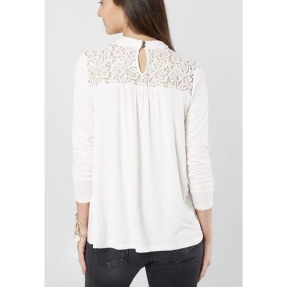 Buckle Coco + Jaimeson Pieced Lace Top XS - Picture 2 of 3